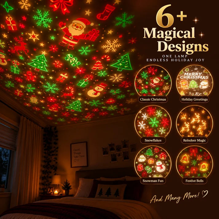 HollyGlow™ Christmas Projector